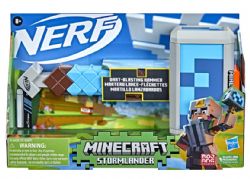 NERF ELITE - SOX SCHILLING MARTEAU LANCE-FLÉCHETTES MINECRAFT